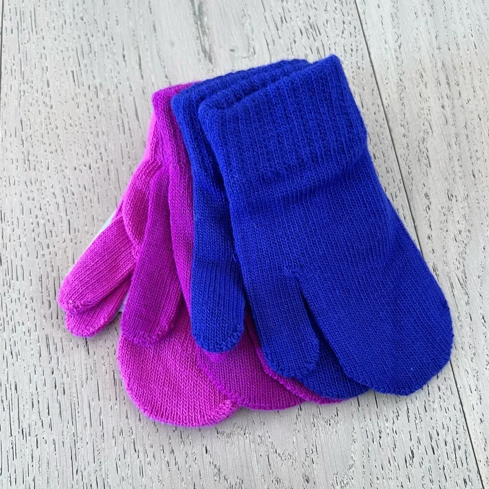 Cat & Jack Pink, Purple & Blue Kids mittens